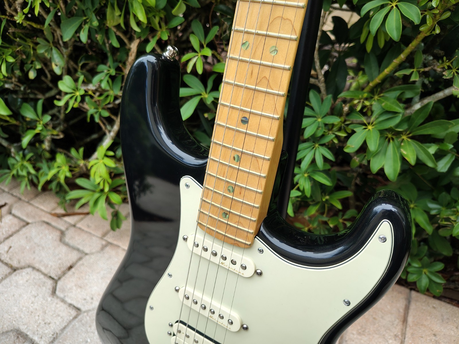 2002 Fender American Deluxe Stratocaster Black Fat Strat *UNPLAYED*