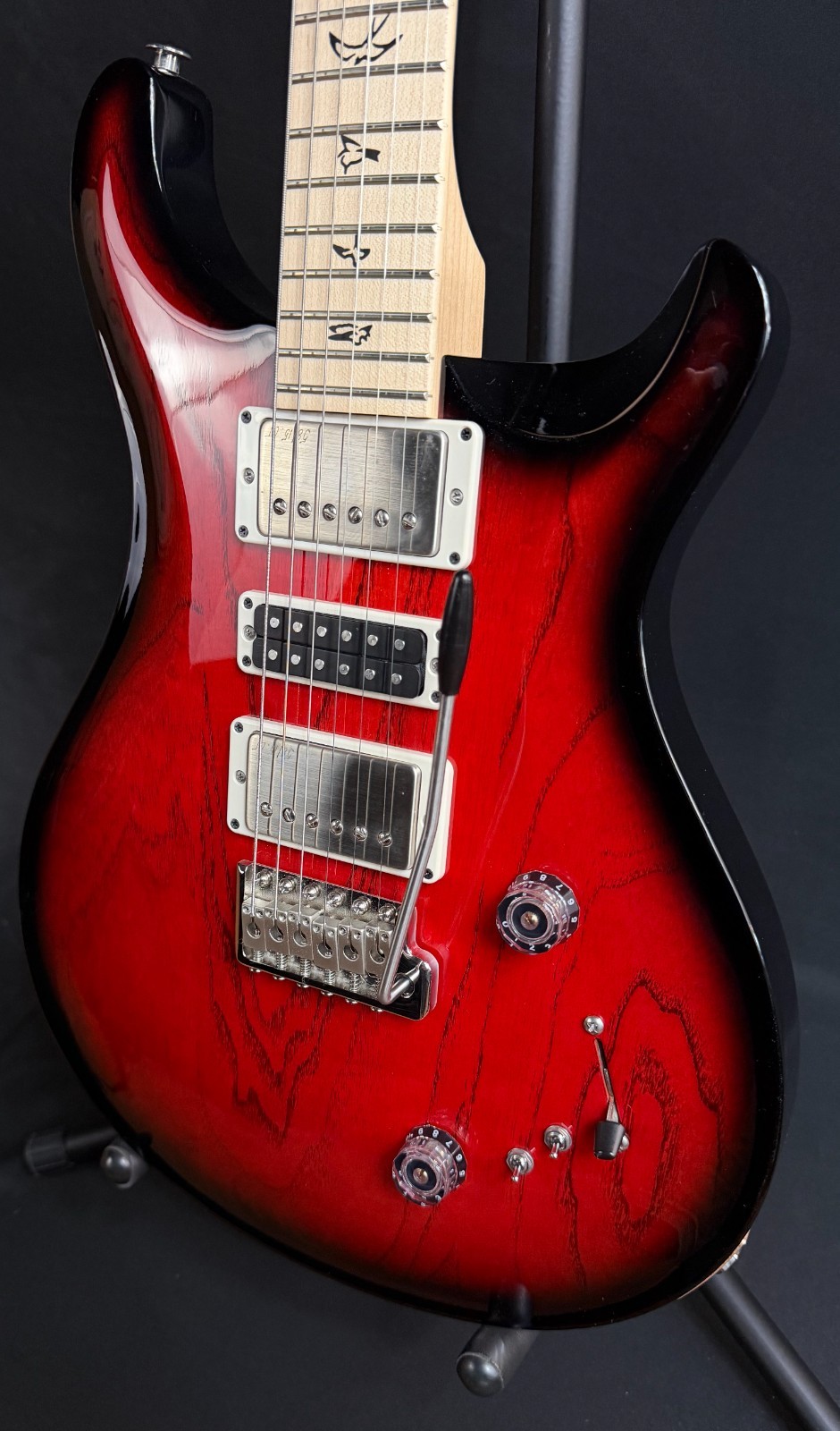 PRS Swamp Ash Special Maple Electric Guitar Scarlet Smokeburst w/ Gig Bag