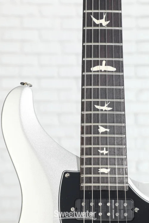 PRS S2 Vela Semi-Hollow Electric Guitar – Platinum Metallic