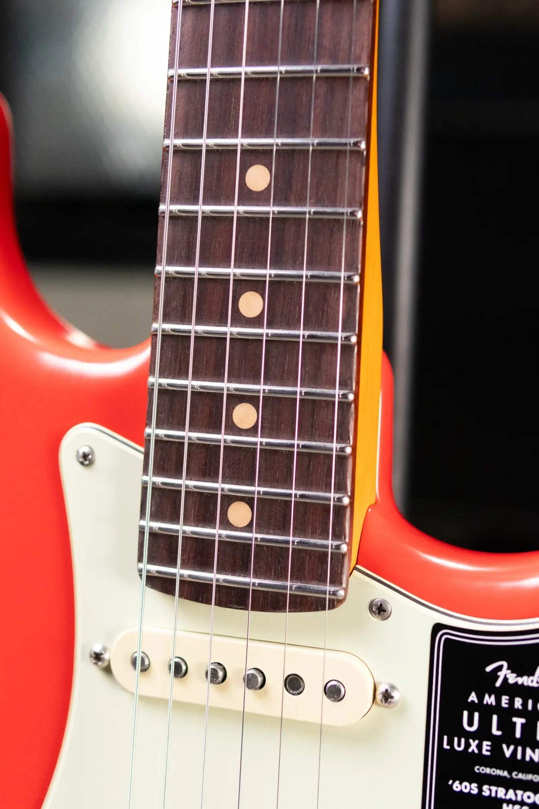 Fender American Ultra Luxe Vintage ’60s Stratocaster HSS Electric Guitar – Fiest