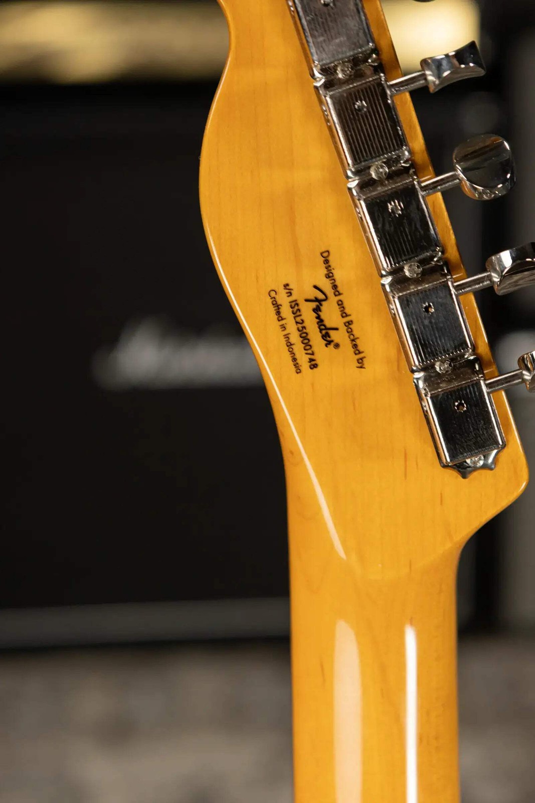 Squier Classic Vibe Baritone Custom Telecaster Electric Guitar – Black