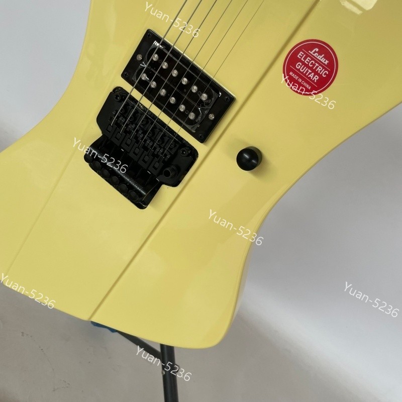 Solid Body Electric Guitar Cream FR Bridge Rounded Stainless Fret H Pickups