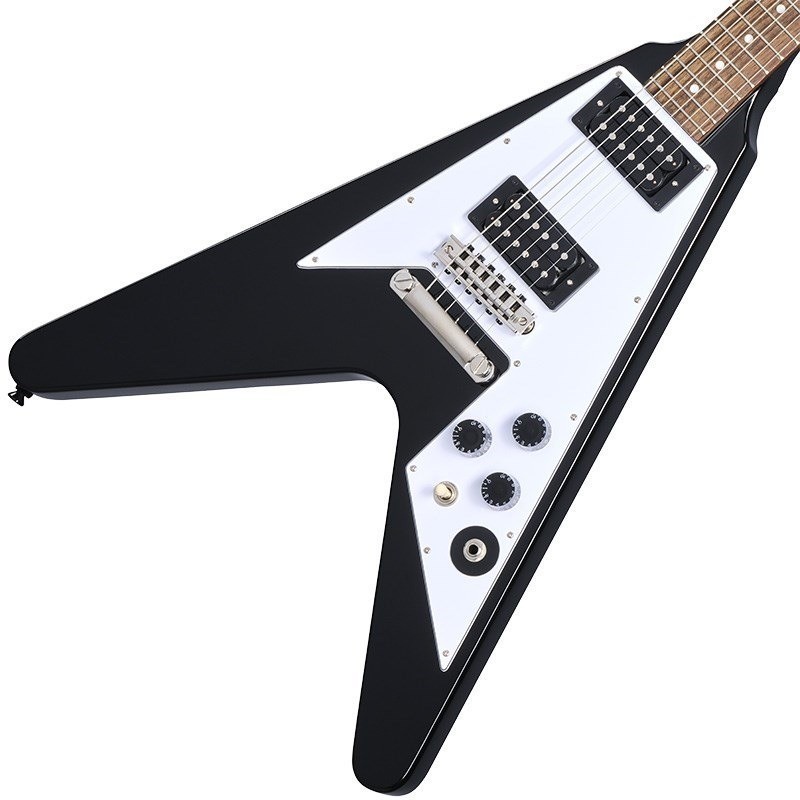 Epiphone Inspired by Gibson Kirk Hammett 1979 Flying V Ebony w/Hard Case New