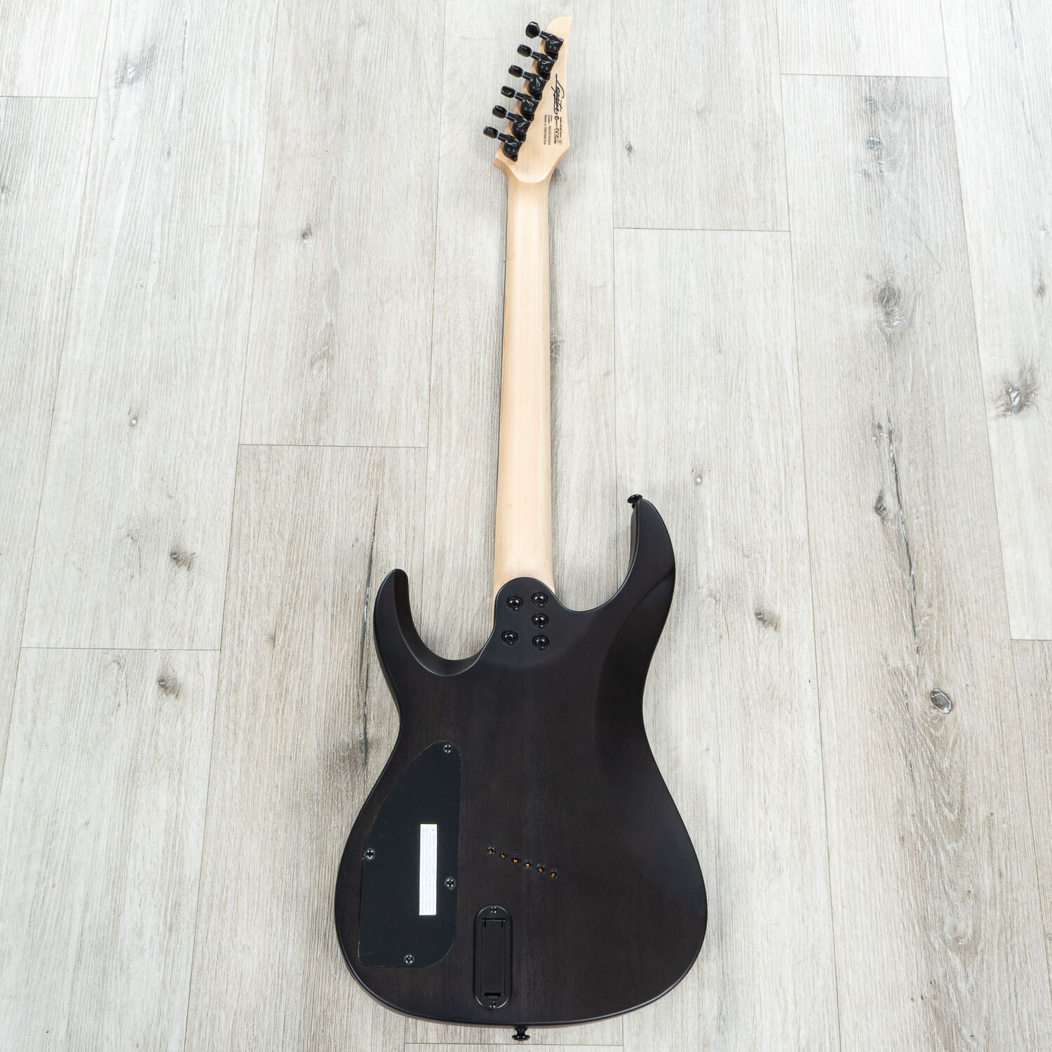 Legator N6FSS Ninja Super Shred Multi-Scale Guitar, Buckeye Burl, Death Valley