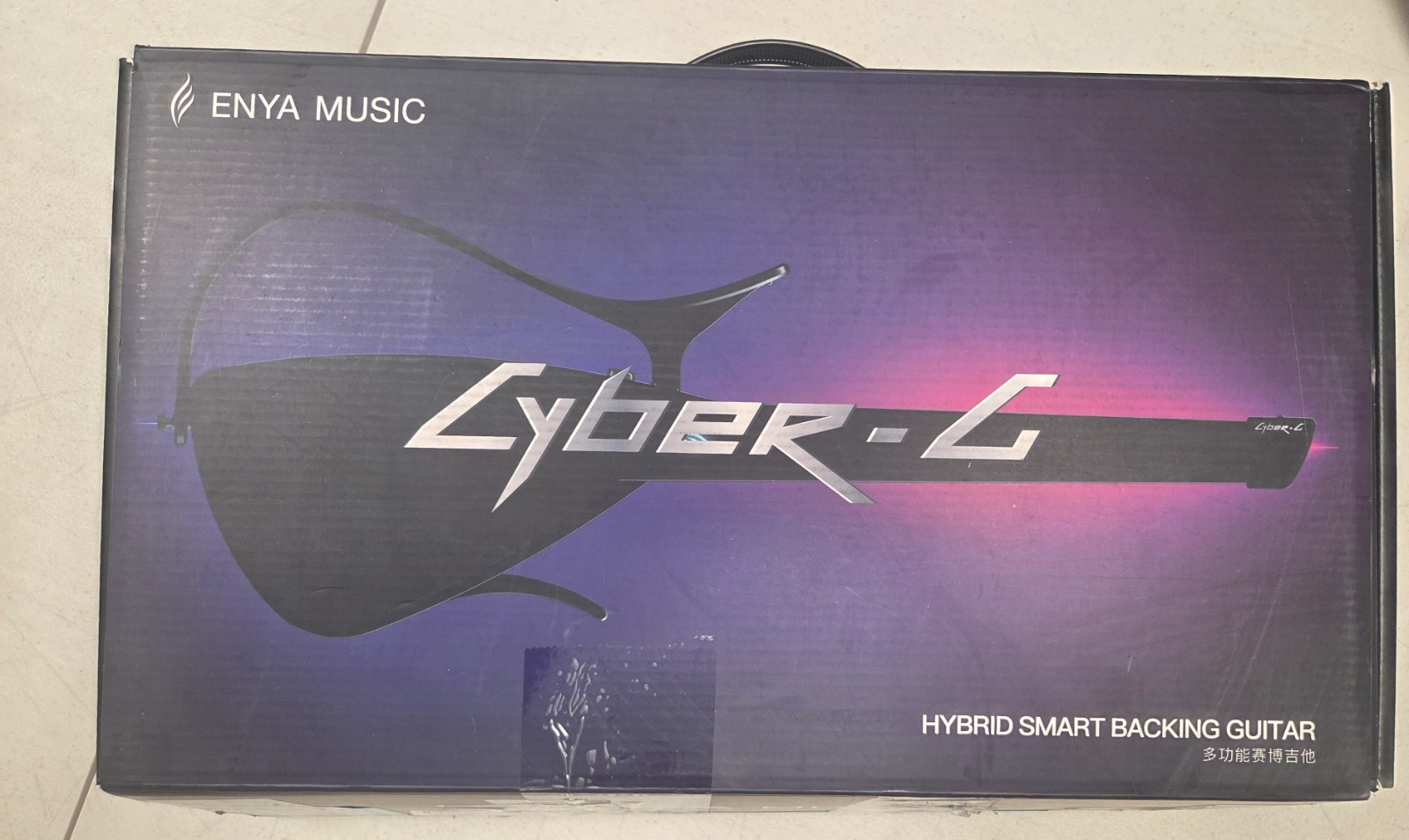 Enya CYBER-G Stringless Smart Guitar,Portable Foldable Travel Guitar #3904L Y