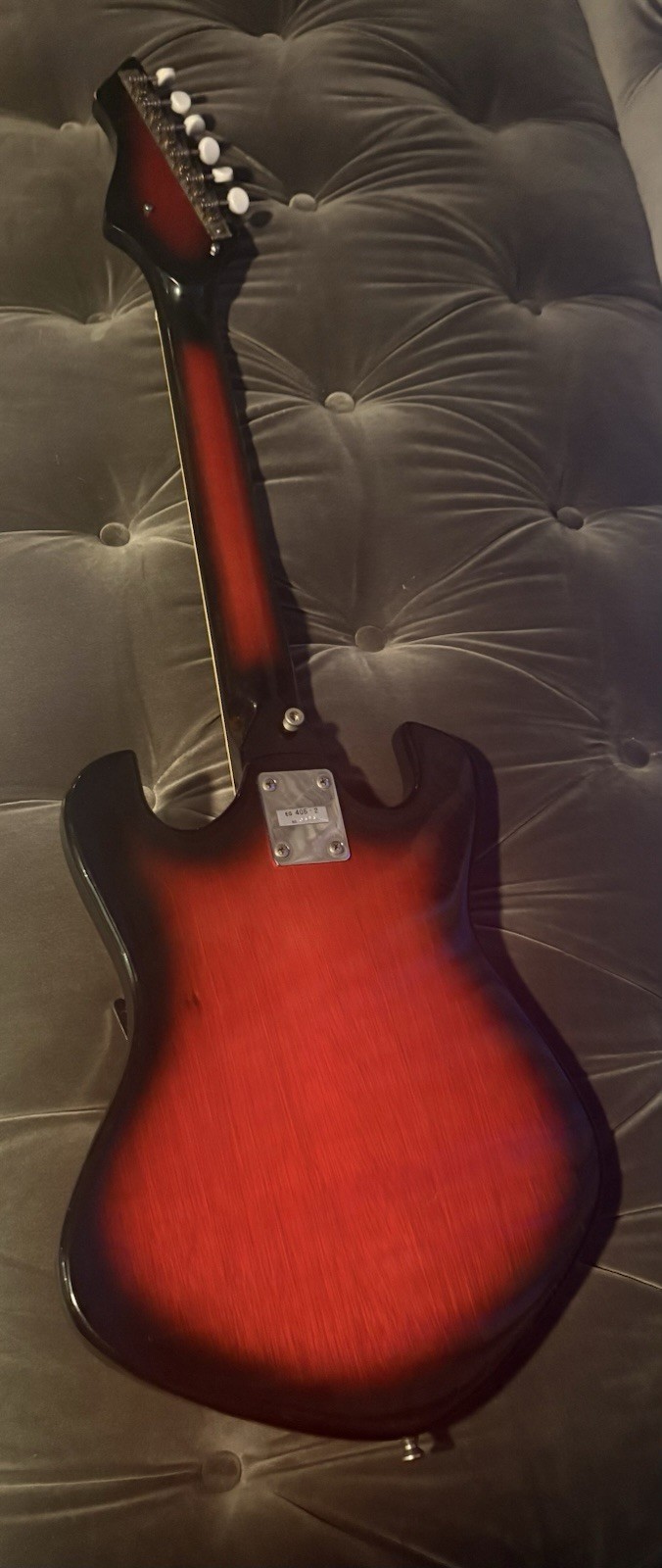 Vintage Norma EG 405-2 Electric Guitar – Red Sunburst