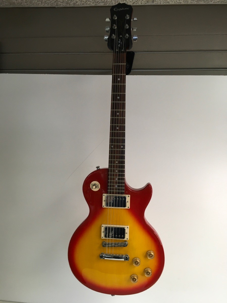 Cherry Sunburst Les Paul 100 Epiphone Electric Guitar 6 STRING, RIGH (P24035724)