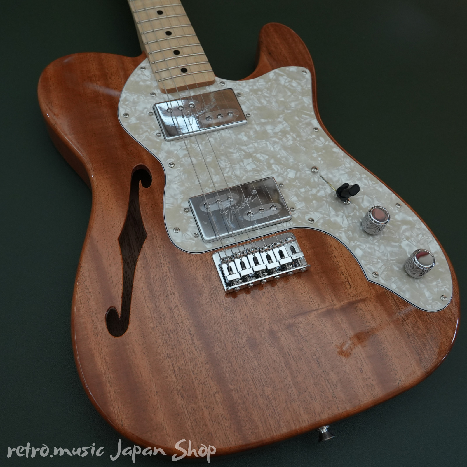 Fender Made in Japan FSR Traditional 70s Telecaster Thinline Natural Mahogany