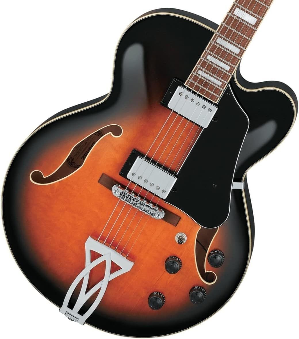 Ibanez Full Hollow Electric Guitar AF75-BS w/ Bag