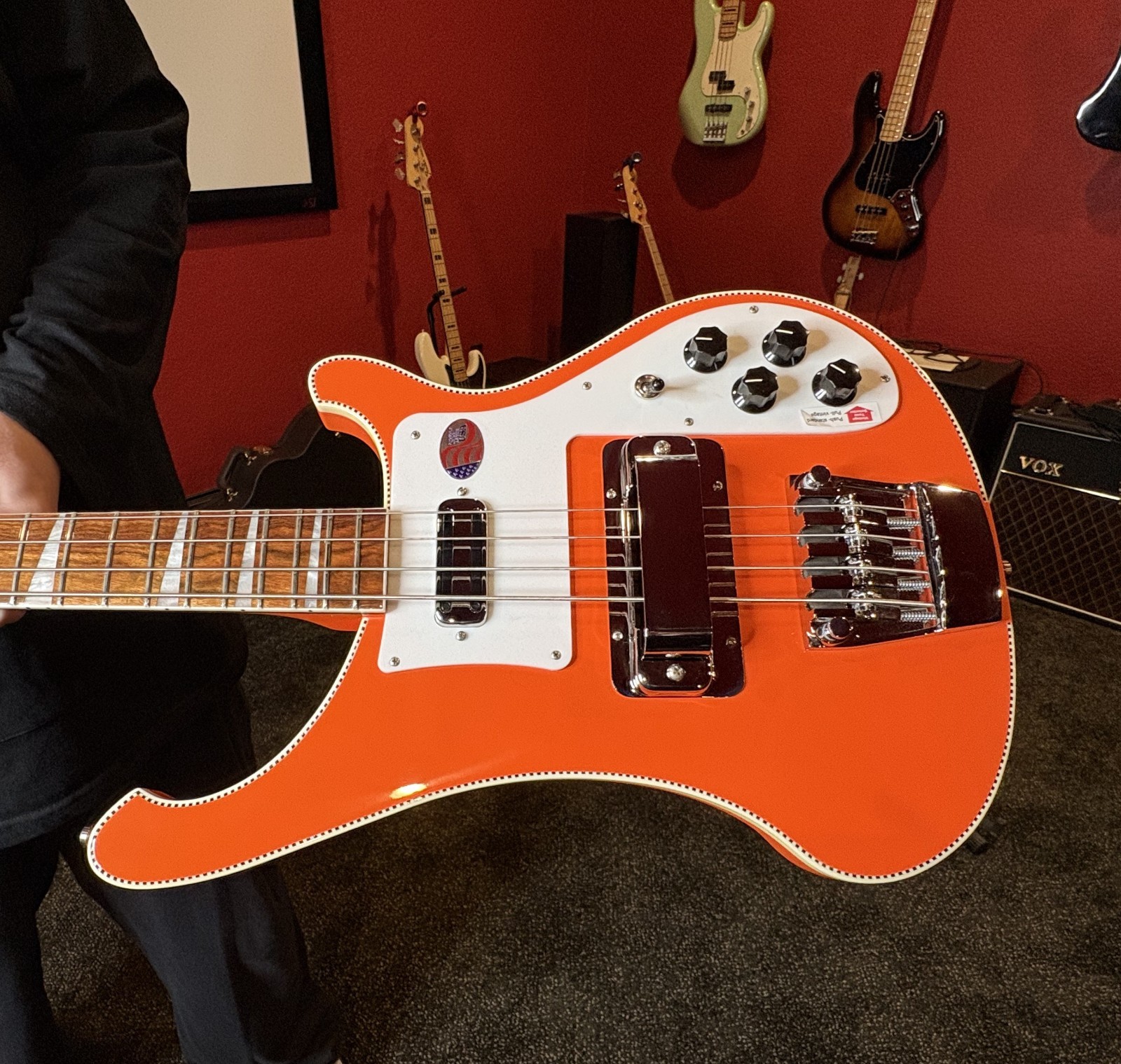 Rickenbacker 4003 OrangeGlo Custom Shop ANDY BABIUK’S FAB GEAR #7 of 30 MINT