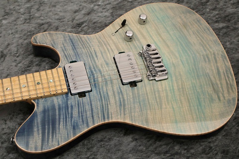 Sugi Custom Order DS496FM EX Grade Exotic Maple/HM/Ash Sandy Beach Blue #S250128