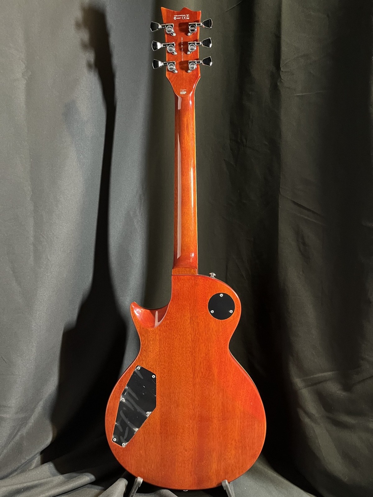 LTD EC-256 Used Maple Top Mahogany Back Body Vintage Natural w/Soft Case