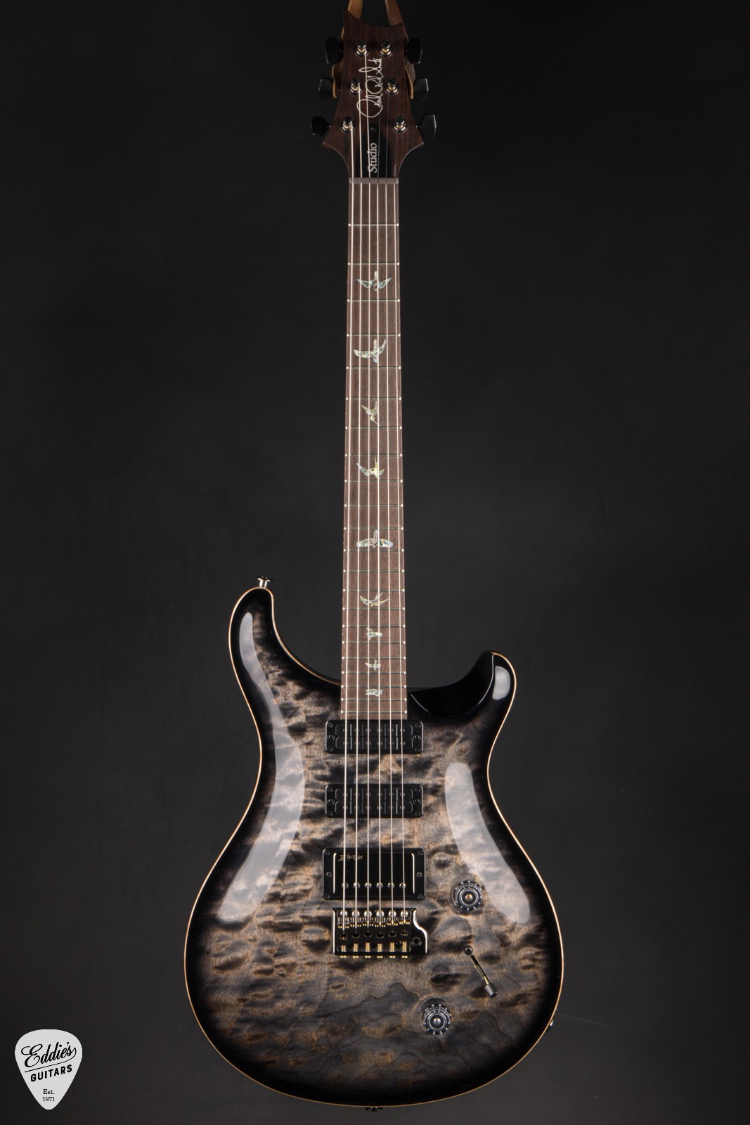 PRS Eddie’s Guitars Wood Library Studio Braaz / Rosewood Neck – Charcoal Burst