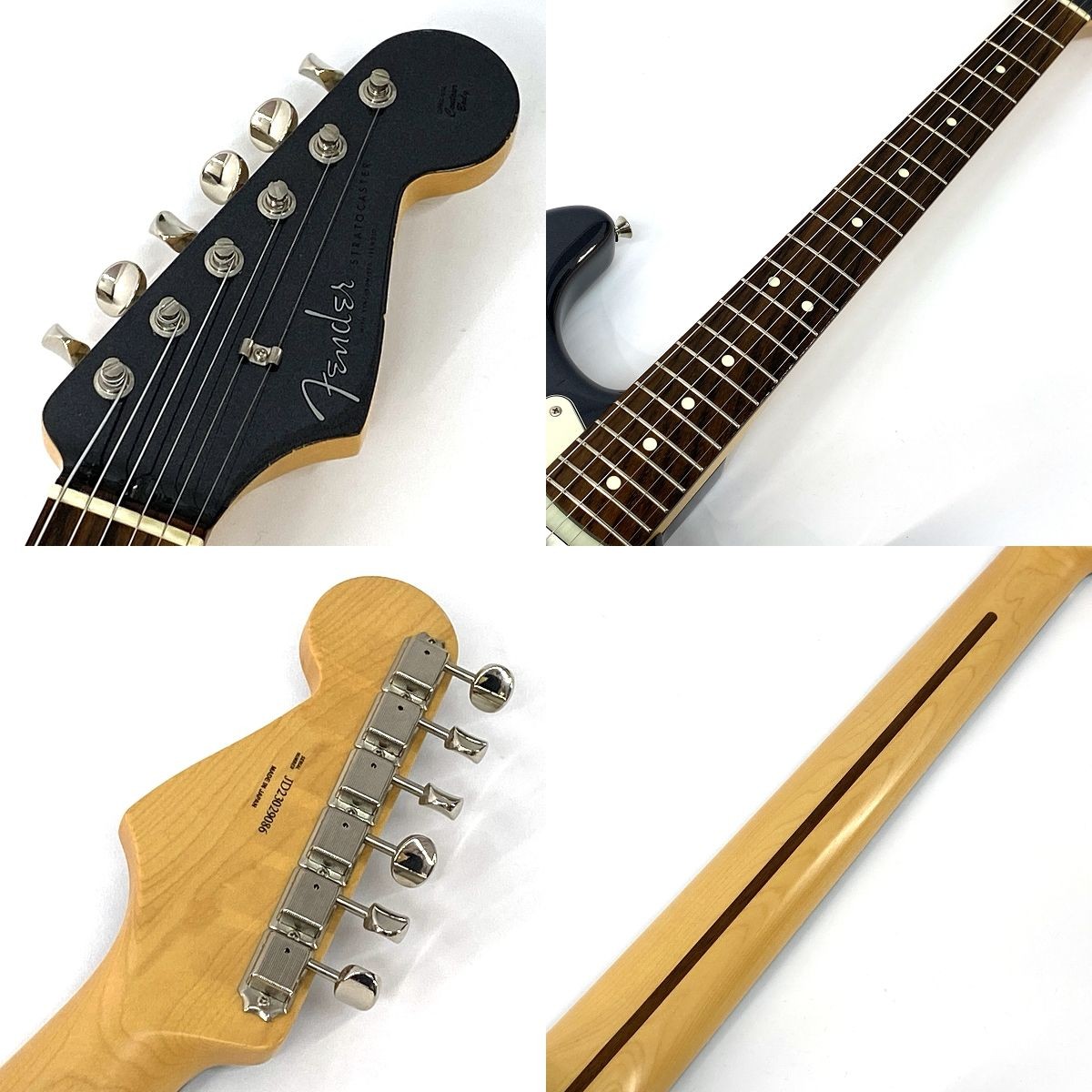 Fender Japan Hybrid II Stratocaster Charcoal Frost Metallic with Gig Bag