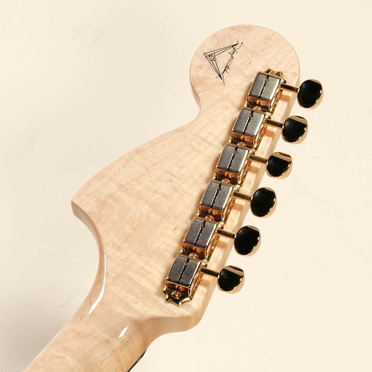 Fender Custom Shop Master Built 1965 Stratocaster Nos Olive Green Stain 3A Quilt