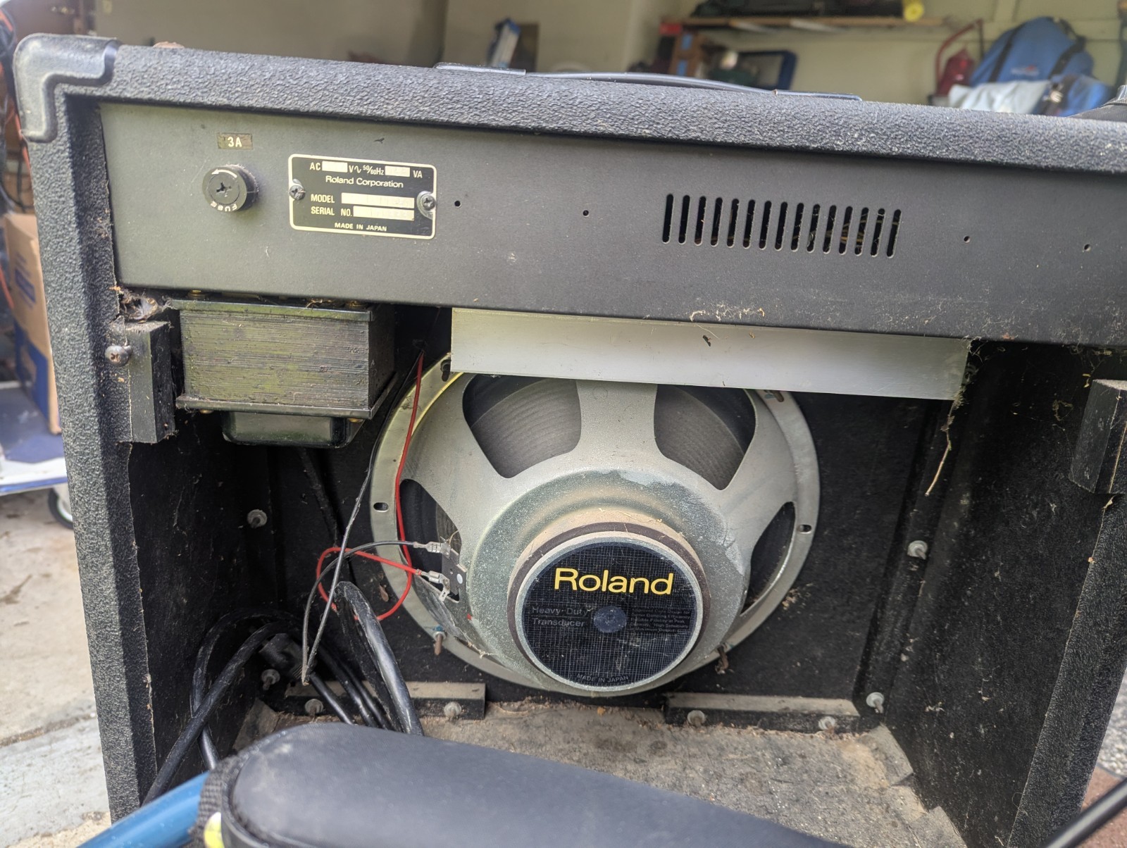 VINTAGE SPIRIT-50 Roland Guitar Amplifier JC Japan OD Spring Reverb 12″ Speaker