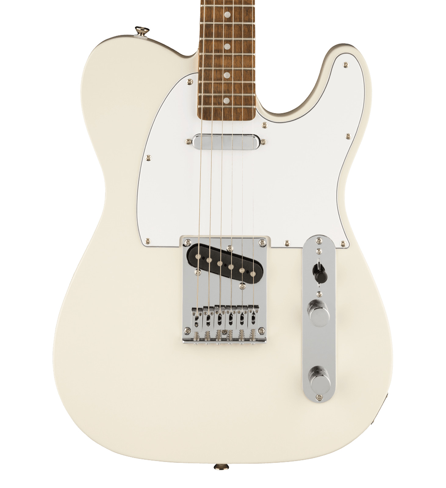 Used Squier Affinity Series Telecaster – Olympic White w/ Laurel FB