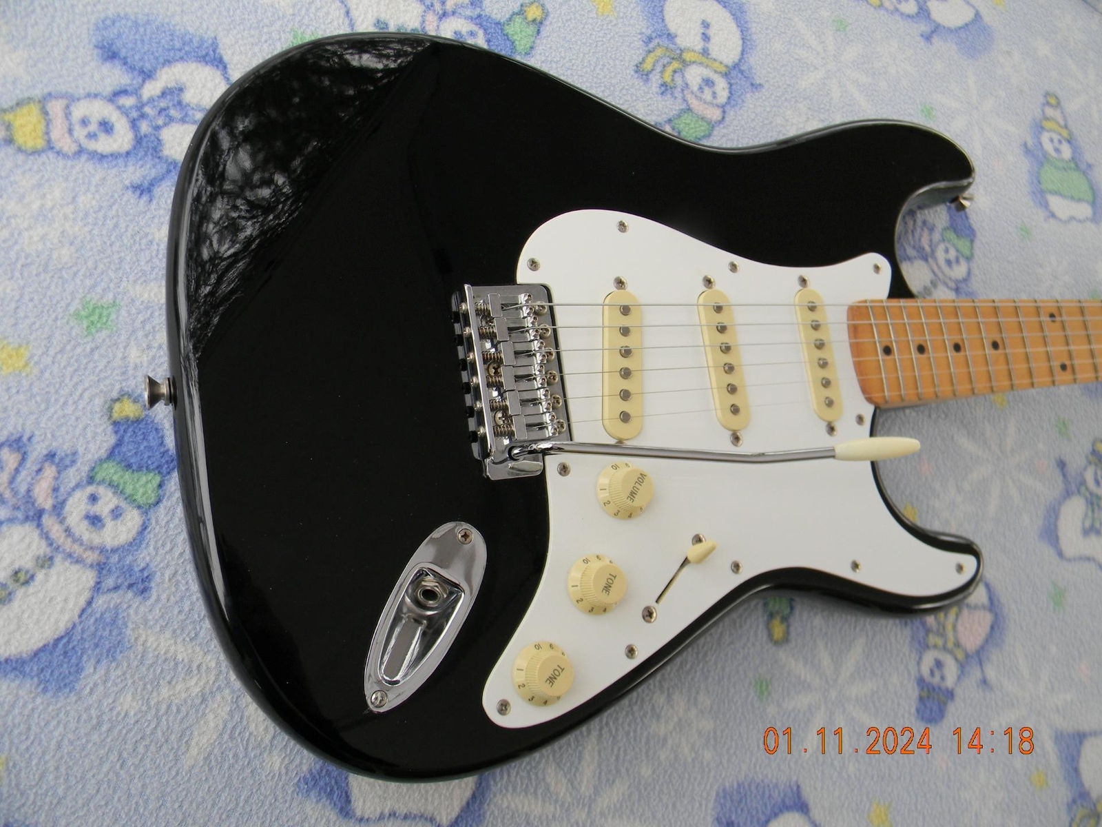 Korean Made Squier Bullet Stratocaster, SSS, Maple Neck,All Original,Very Nice