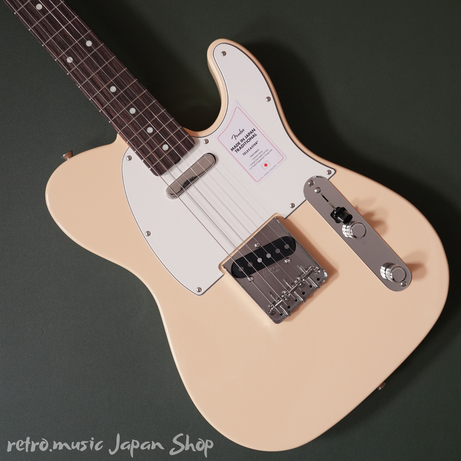 Fender Made in Japan Traditional 60s Telecaster Vintage White Electric Guitar