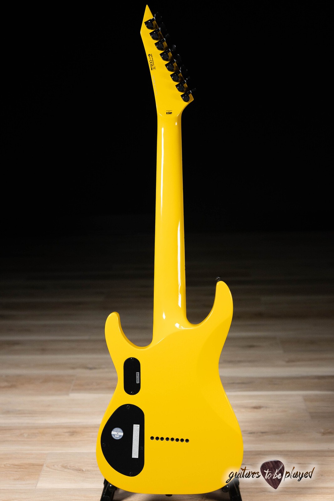 ESP LTD SC-608B Stephen Carpenter 8-String Baritone Guitar w/ Case – Yellow