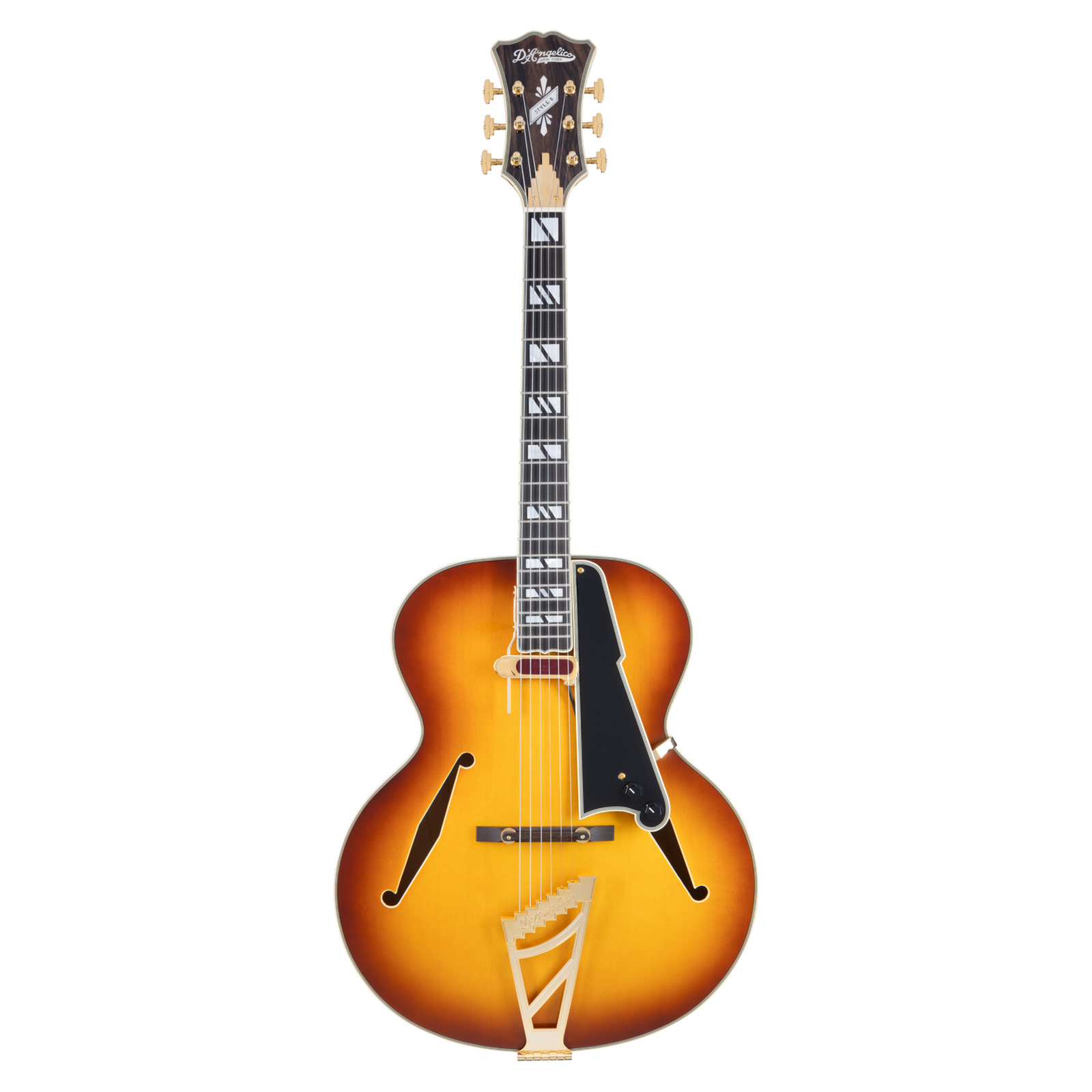 D’Angelico Excel Style B Hollow Body Guitar – Dark Iced Tea Burst – B-Stock