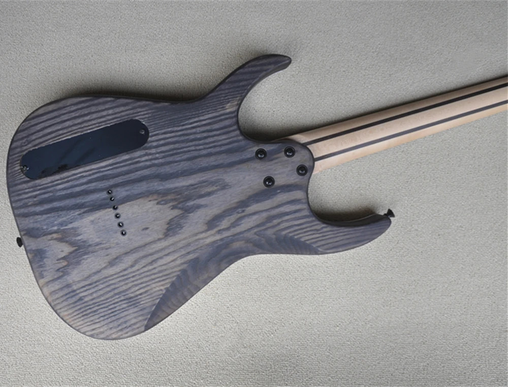 24 Frets Custom 6 String Electric Guitar with Flame Maple Veneer