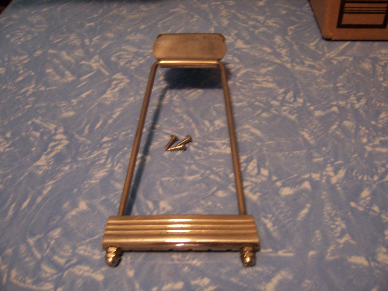 Vintage 1950s Kay Archtop Tailpeice with slot head mounting screws