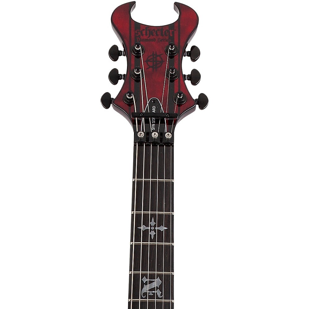 Schecter Synyster Gates Standard Plus Electric Guitar Transparent Deep Red