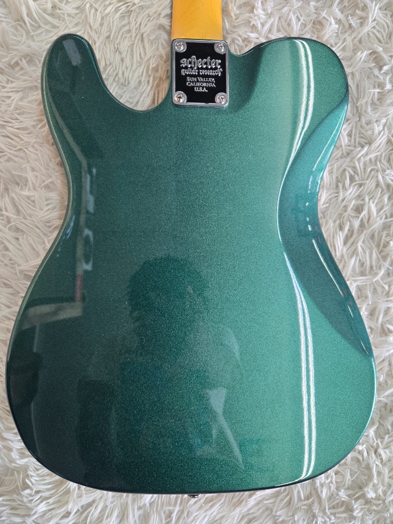 Schecter 2210 PT Fastback II B Electric Guitar w/Bigsby, Dark Emerald Green