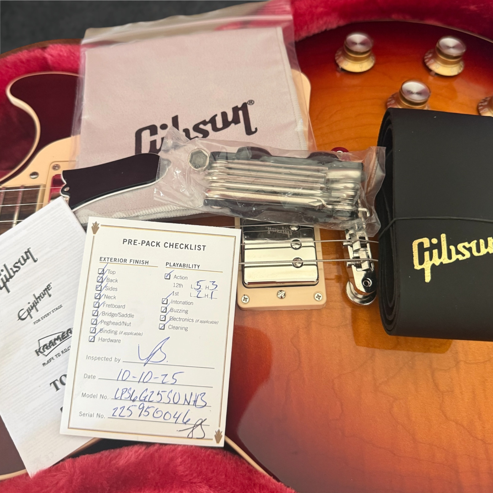 Gibson Les Paul Standard ’60s AAA Flame Top – Dark Cherry Sunburst