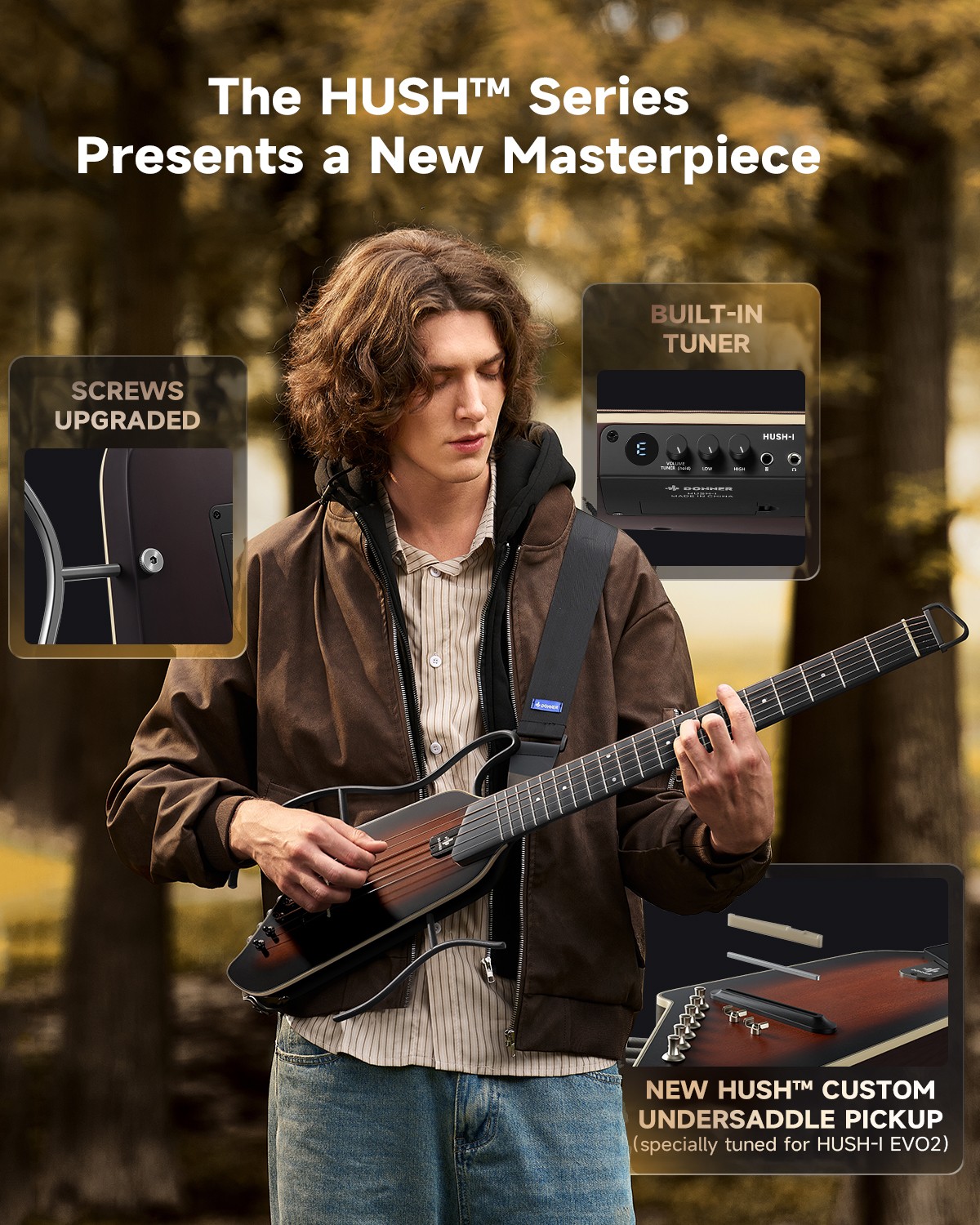 🎸 Donner DST-Q Electric Guitar Humbucker H-S-S Pickup With Gig Bag Strap