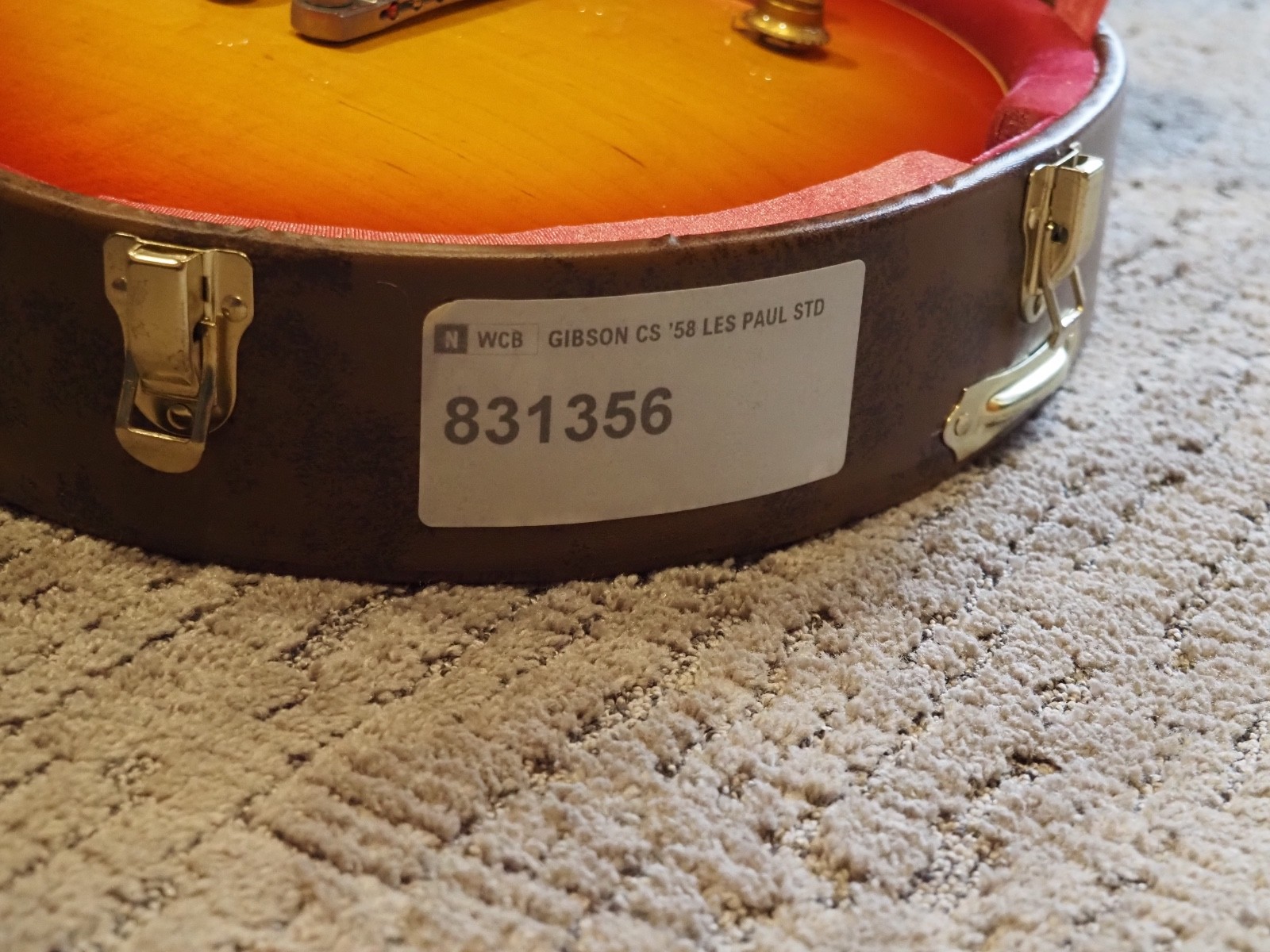 2023 Gibson Custom Shop 1958 Reissue Les Paul LPR-8 R8 – Washed Cherry