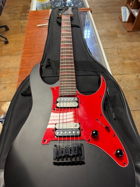 Ibanez GRG131DX RG Gio Black Flat Electric Guitar