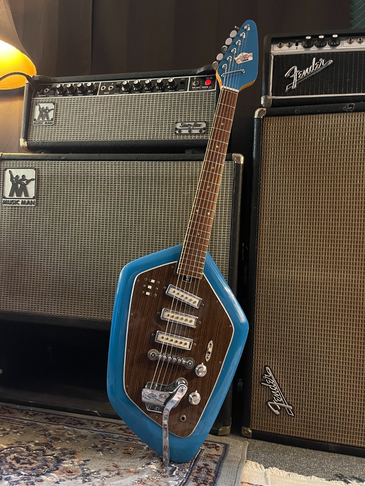 Teisco Del Rey EV-3T 1960s Made in Japan – Vintage Hardshell Case