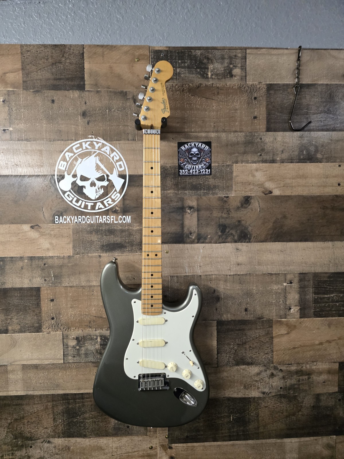 1989 Fender Stratocaster USA Strat Plus Lace Sensor E9 Serial Pewter W/ OHSC
