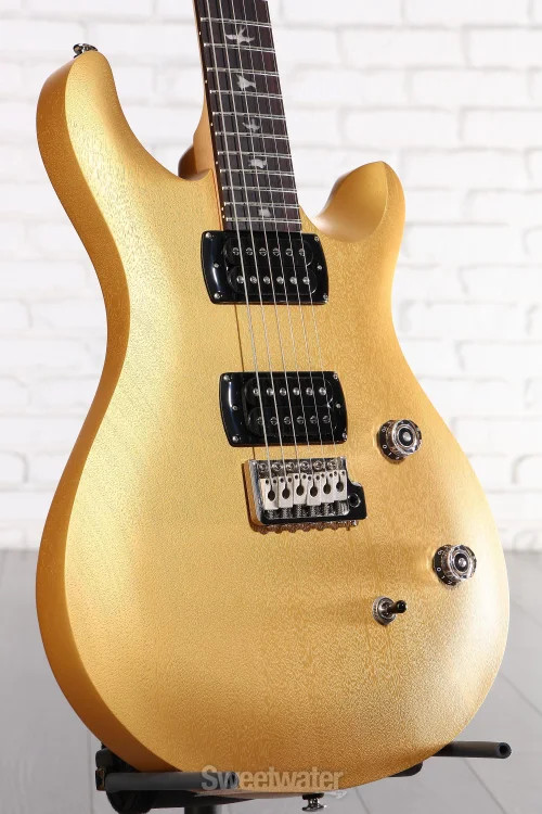 PRS SE CE 24 Standard Satin Electric Guitar – Metallic Gold Satin
