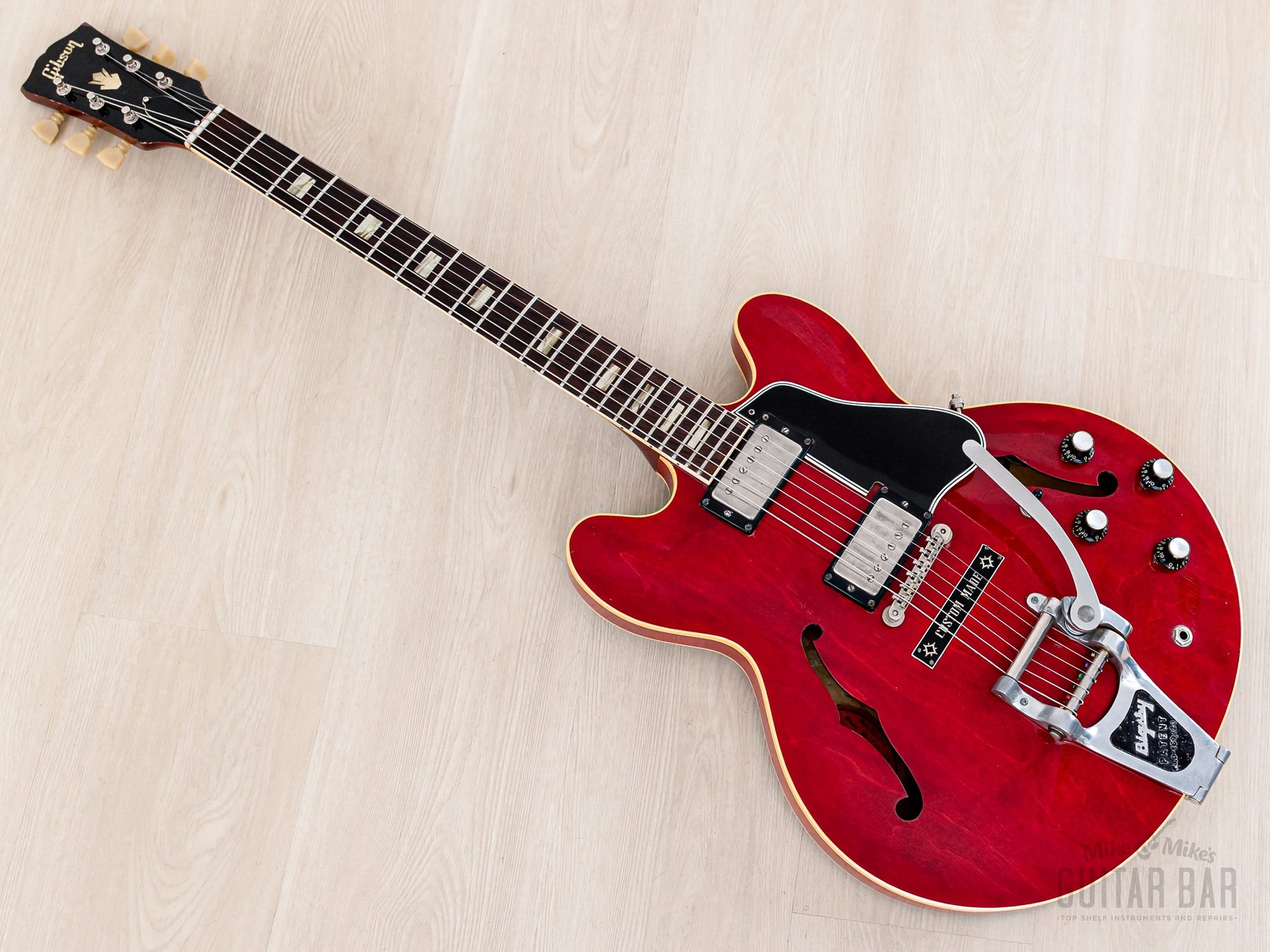 1962 Gibson ES-335 TDC Vintage Semi-Hollow Guitar w/ Bigsby, Pat # Pickups, Case