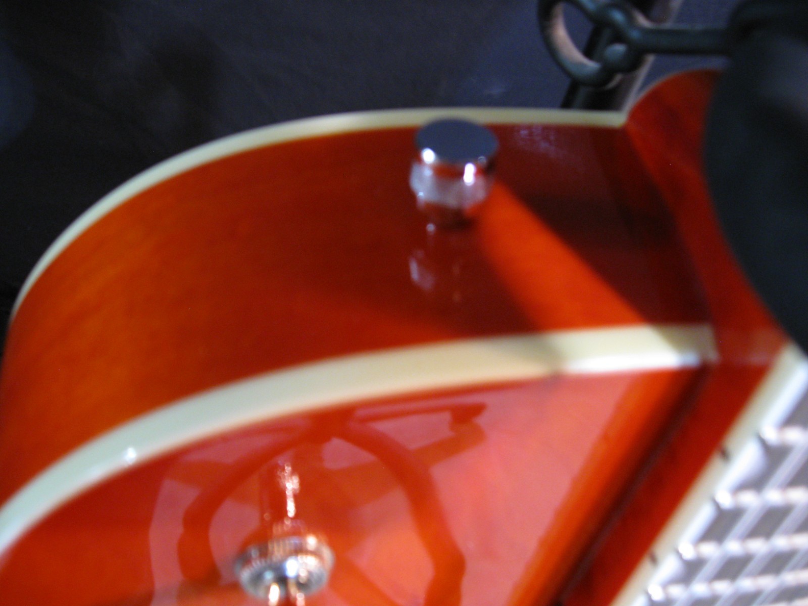 GRETSCH ORANGE G5120 2007 MINT BLACK HARDSHELL CASE #570-10