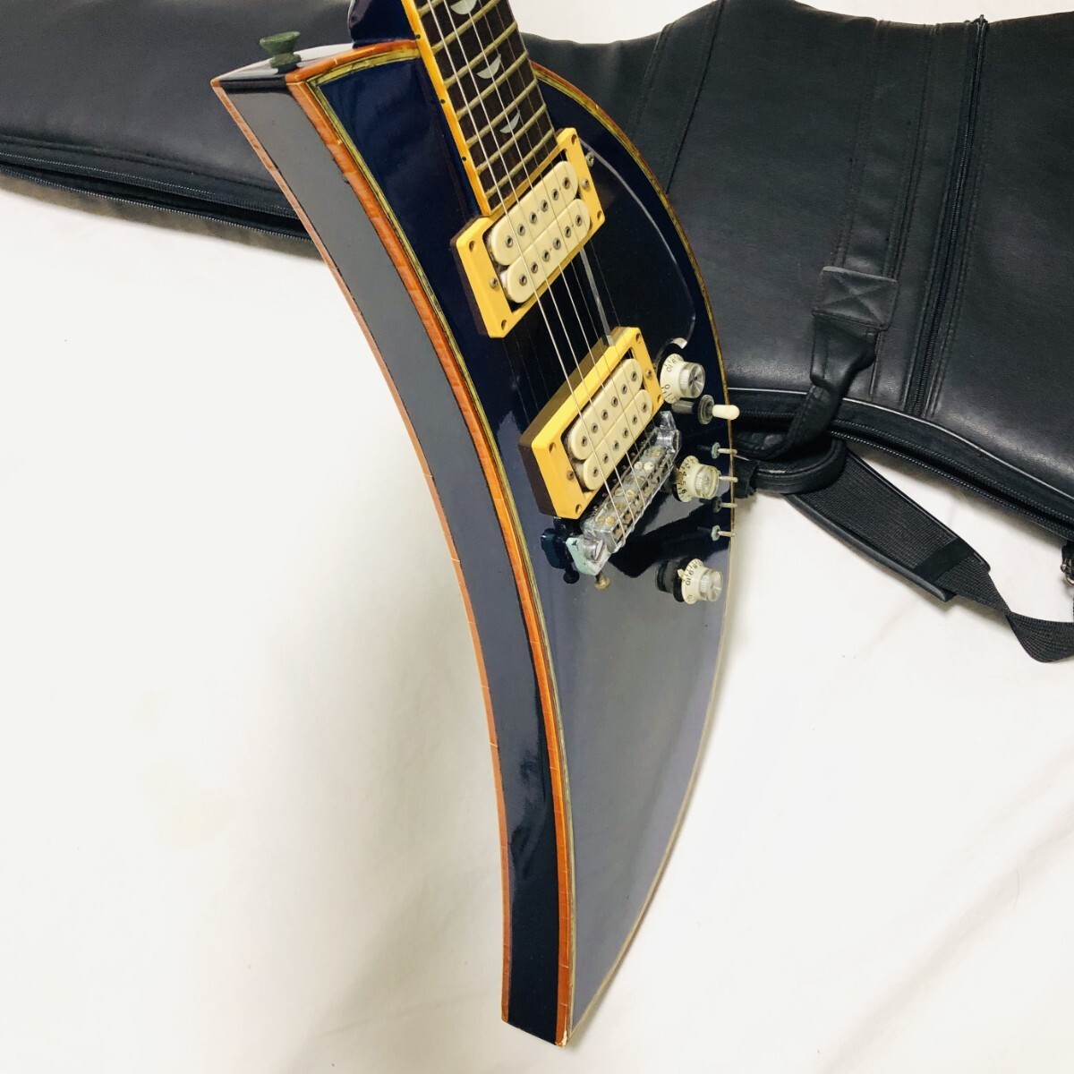 Electric Guitar Kawai MS-1000 1980 Blue Cosmo Moonsault Japan