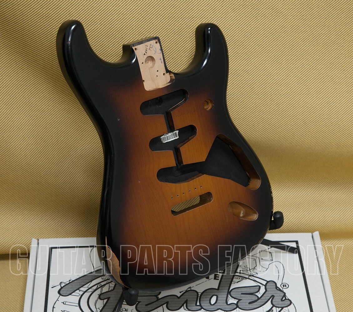 099-7602-503 Fender Road Worn 50s Strat Alder Guitar Body 2-Tone Sunburst