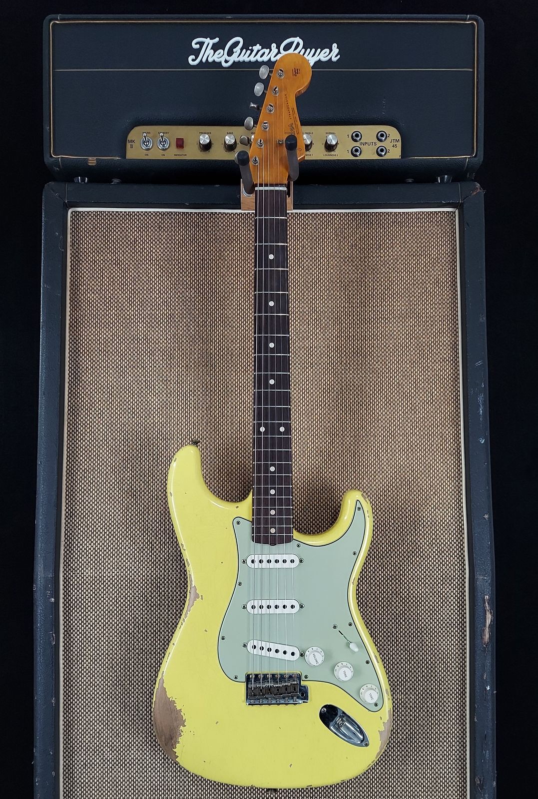 2022 Fender Custom Shop ’63 Heavy Relic Stratocaster COA RARE Graffiti Yellow Fi