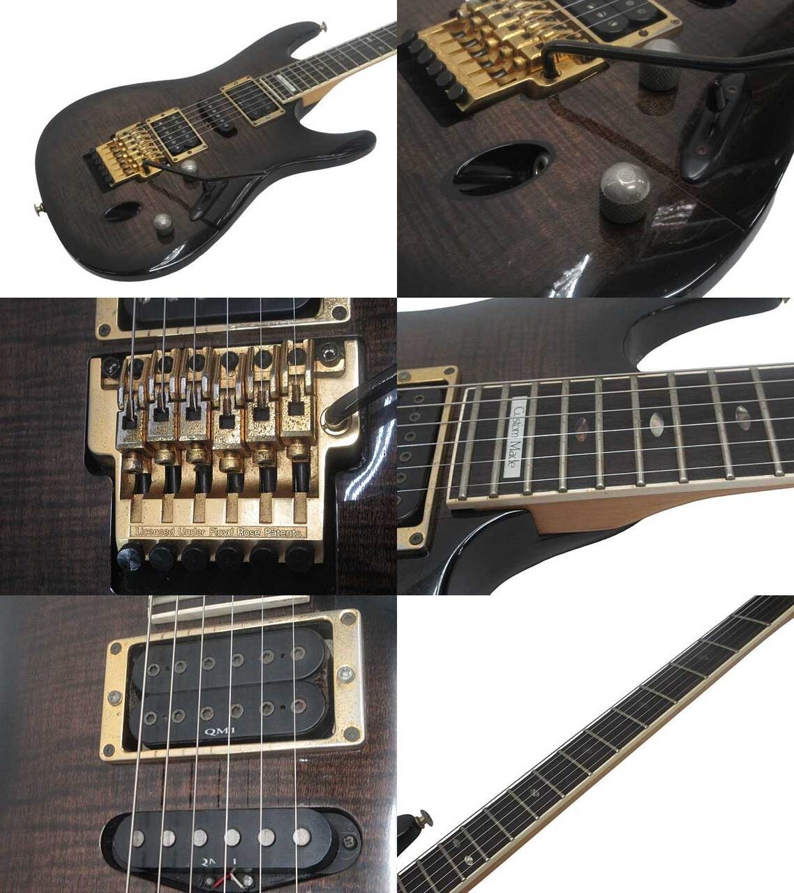 [Ibanez] S540FM TKS Transparent Black Sunburst Gold Hardware Made in Japan 1996