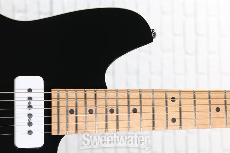 Reverend Kingbolt H90 Electric Guitar – Midnight Black with Maple Fingerboard