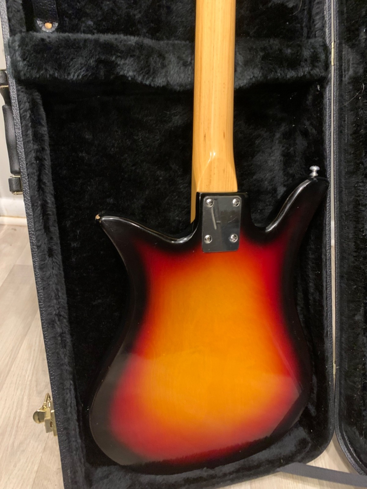Teisco 1960s Vintage Electric Guitar Made In Japan With Case