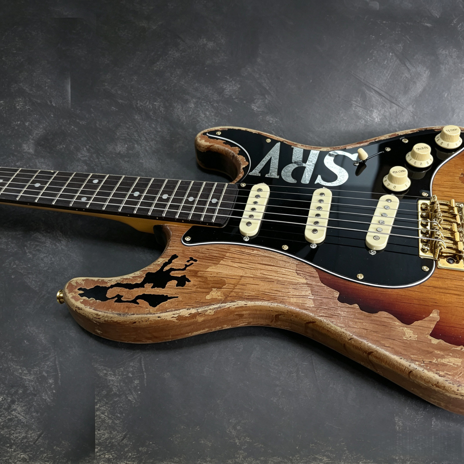 Relic SRV Stevie Ray Signature Electric Guitar Alder Body US Warehouse