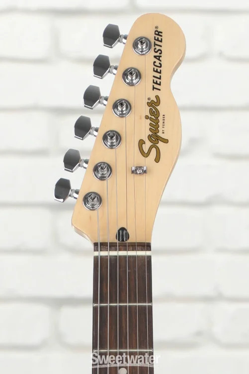 Squier Affinity Series Telecaster Electric Guitar – Olympic White with Laurel