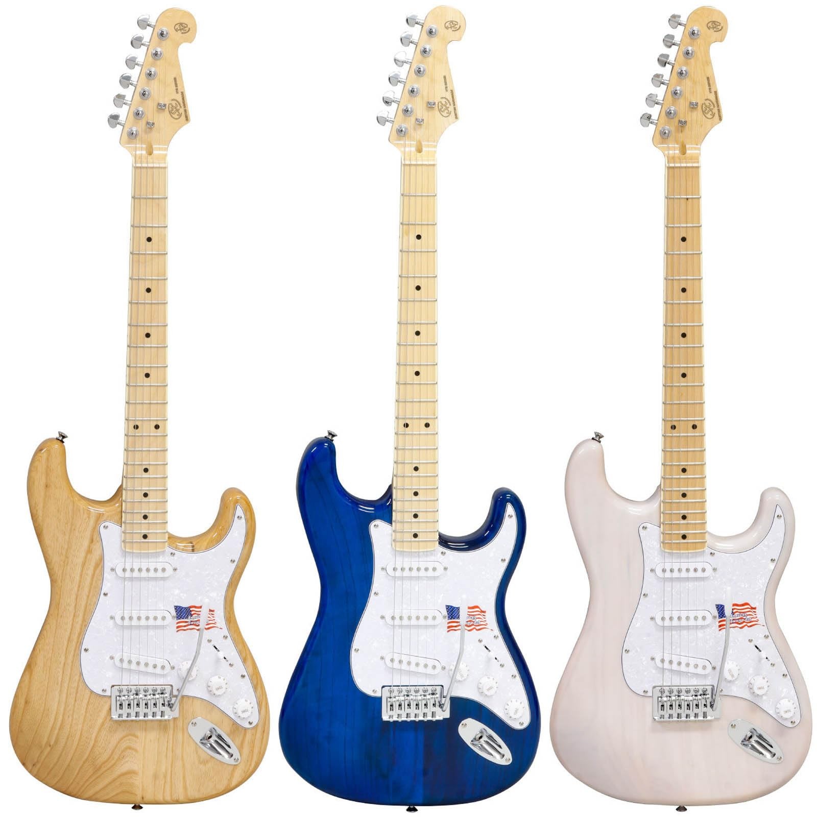 SX (SX) Electric Guitar ST Type Ash Body SST/ASH NA