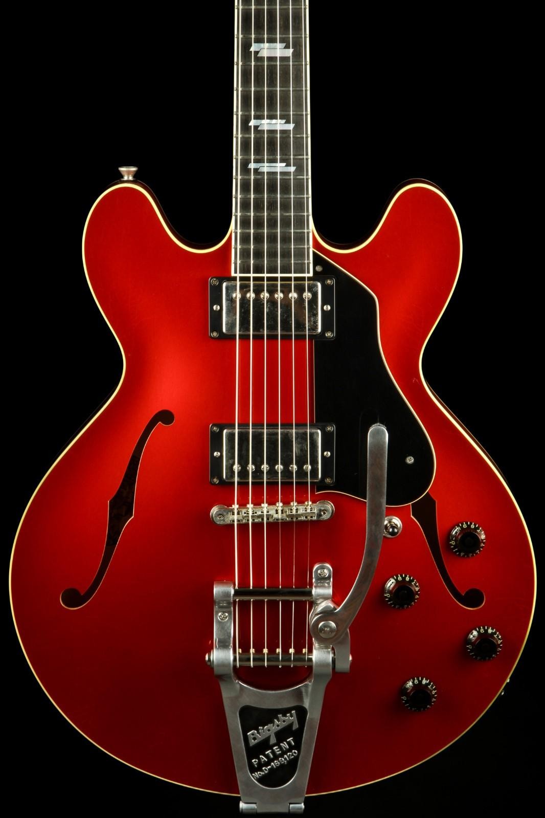 2023 – Collings I-35 LC Aged Custom Inlay Bigsby – Candy Apple Red (Pre-Owned)