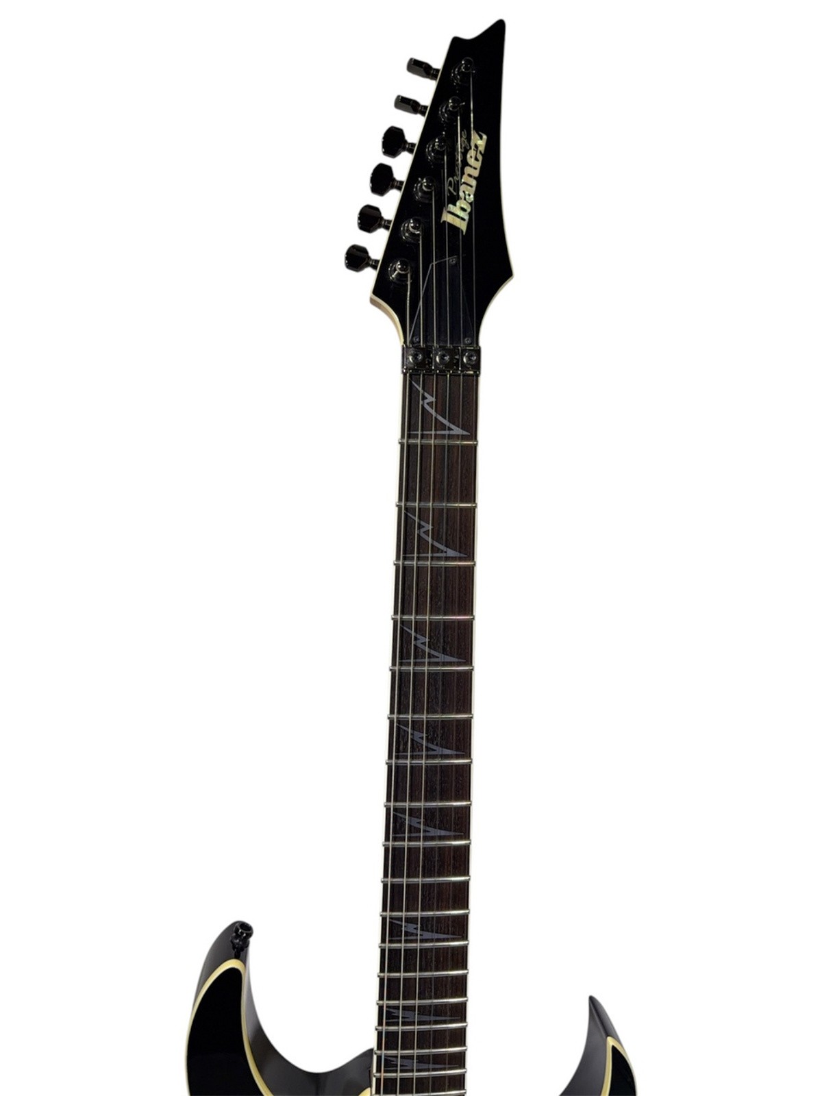 Ibanez RG2610Z Used Basswood Body Maple+Walnut Neck Black w/Hard Case