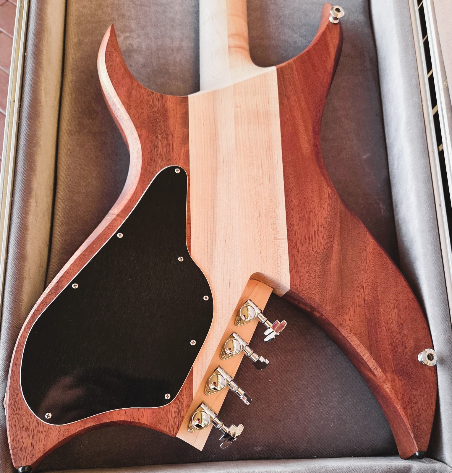 2021 Neal Moser Custom Bich 10 Solid Mahogany, Rubbed Oil Finish, Ebony MOP wHSC